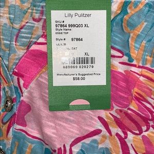 Lilly Pulitzer Tops - NWT Lilly Pulitzer Essie top Lilly Pulitzer Tops - NWT Lilly Pulitzer Essie top